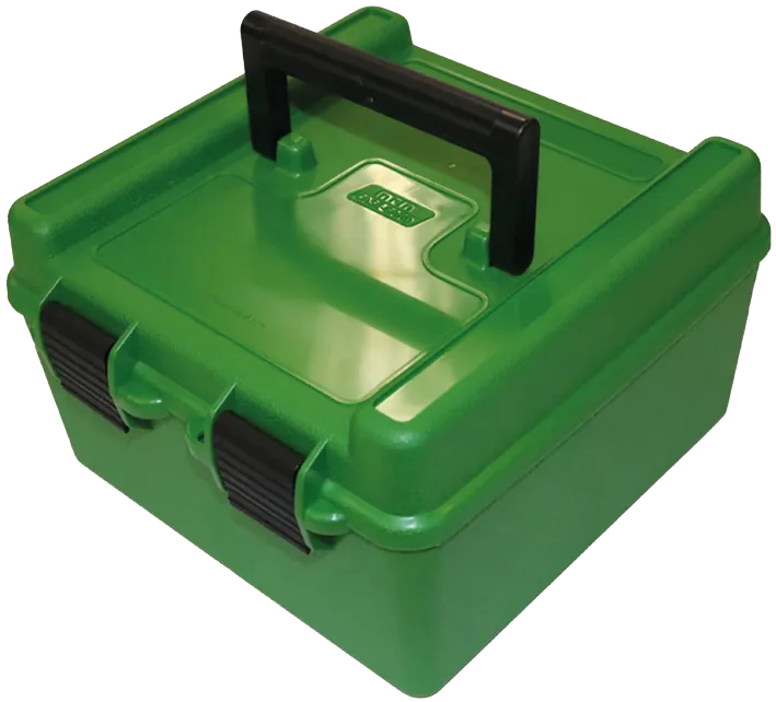 100er MTM BOX GEWEHR GRÜN FÜR WSM + WSSM #R-100-MAG-10 mit Handgriff