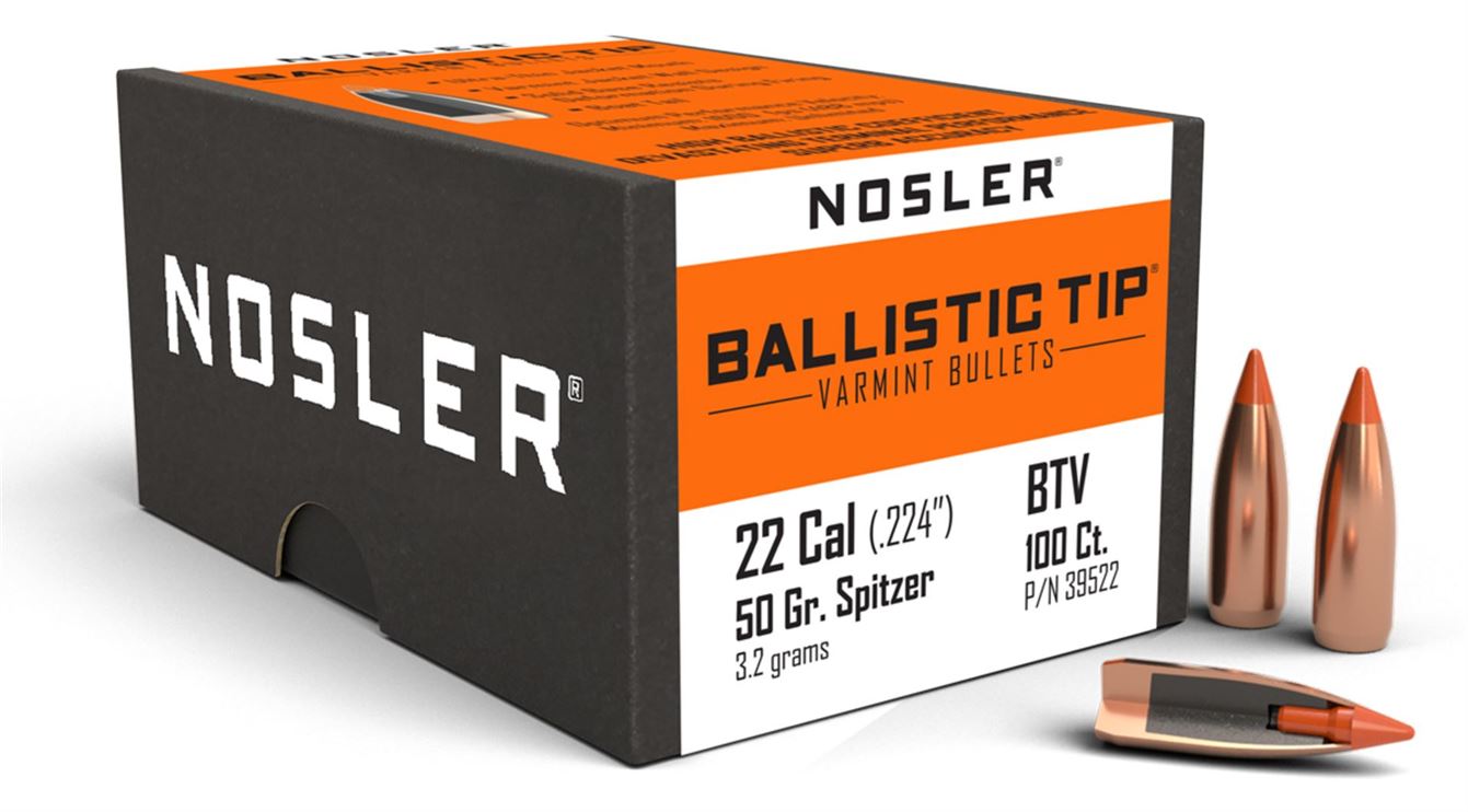 100 BALLISTIC TIP .224 50Grs Varmint