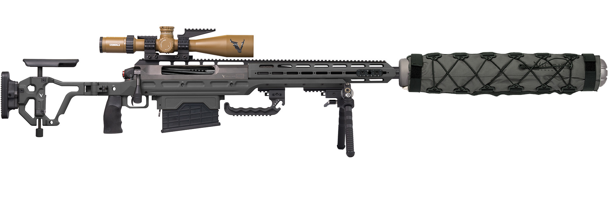 Rep.-Büchse Victrix Corvo V .50BMG Schaft Dark-Grey