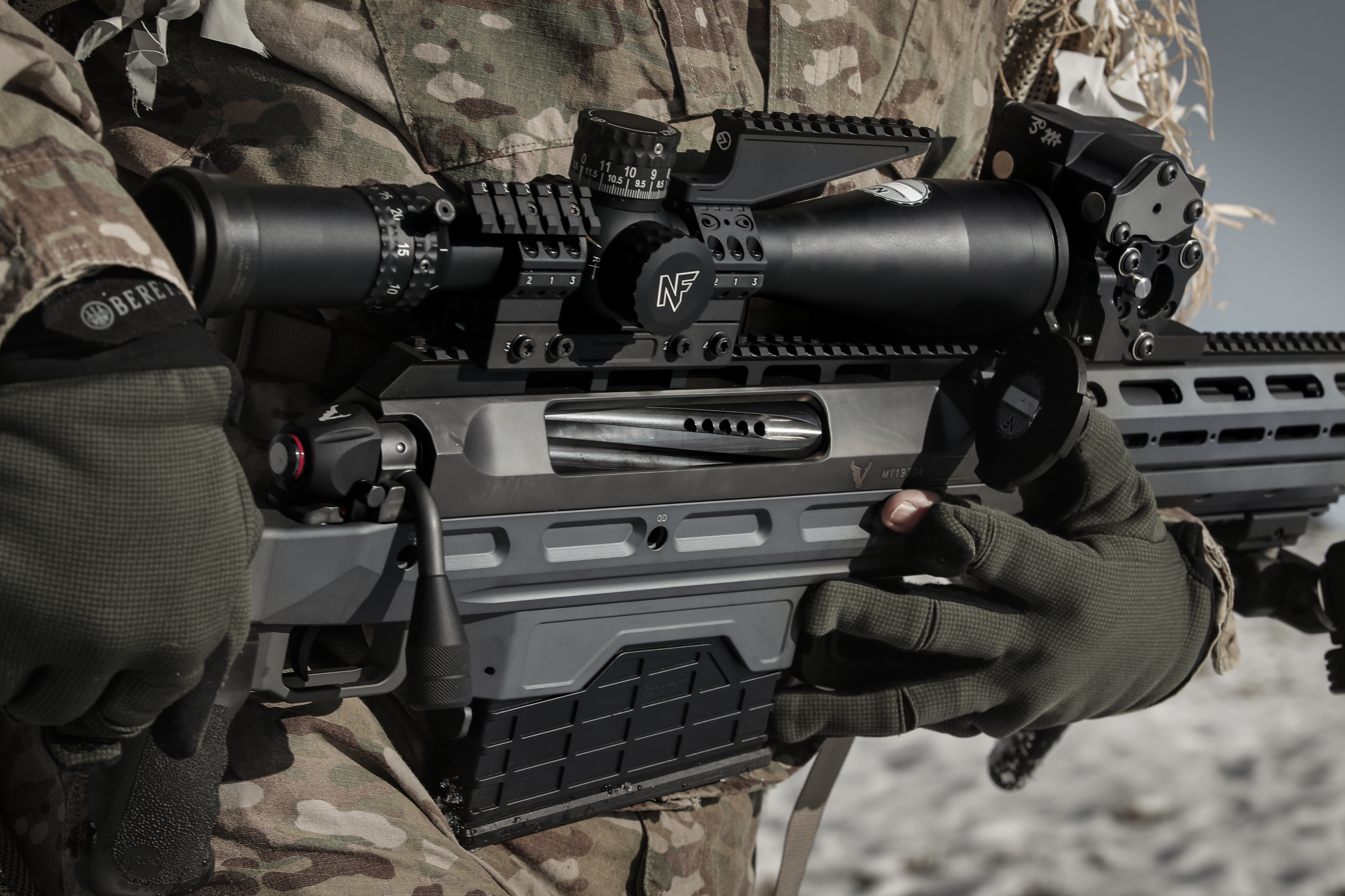 Rep.-Büchse Victrix Corvo V .50BMG Schaft Dark-Grey