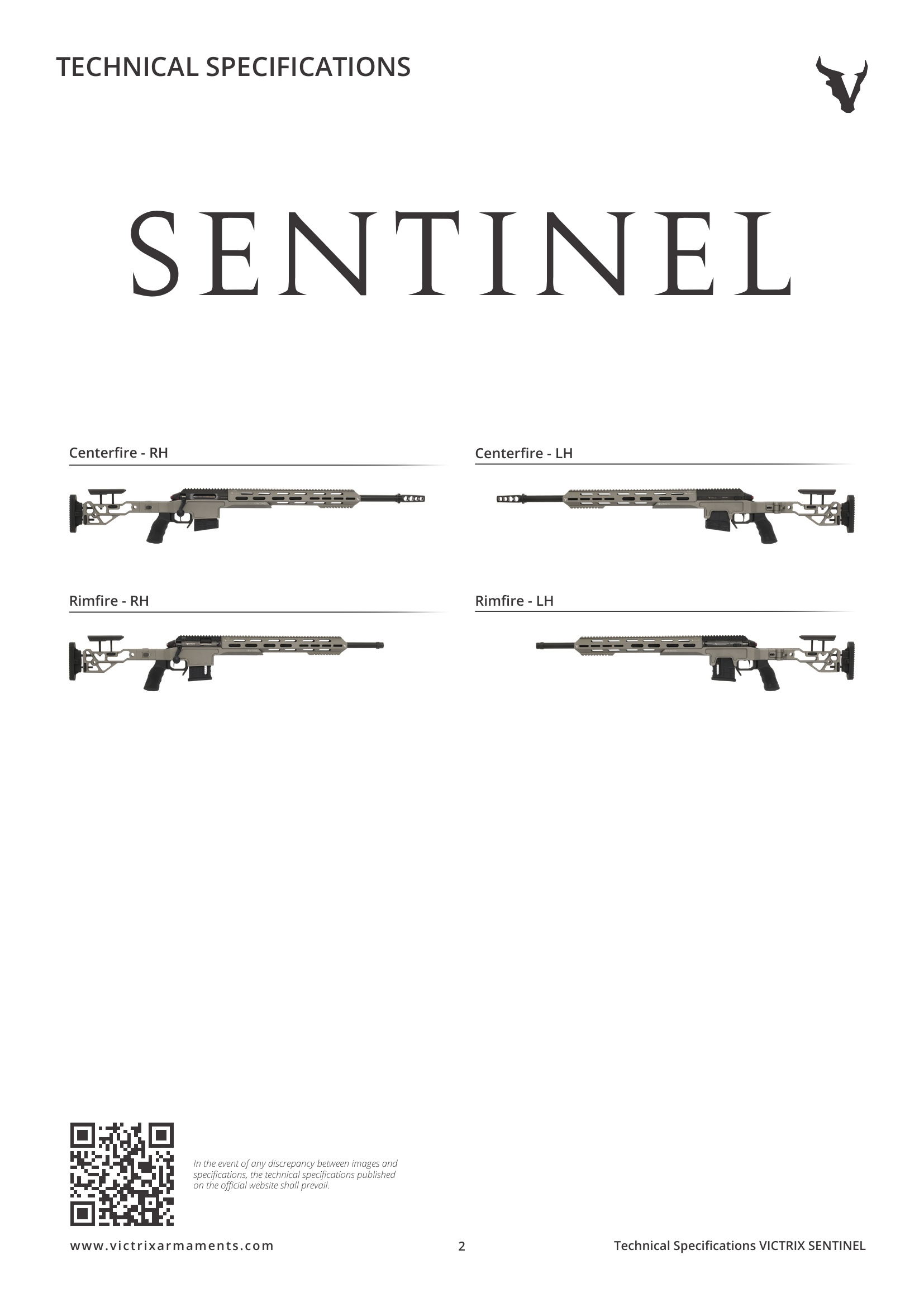 Rep.-Büchse Victrix Sentinel .22lr Lauflänge 22'', Drall 1:16''