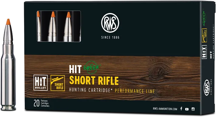 20 RWS .308 Win  HIT SB 9,7g short Rifle  150grain