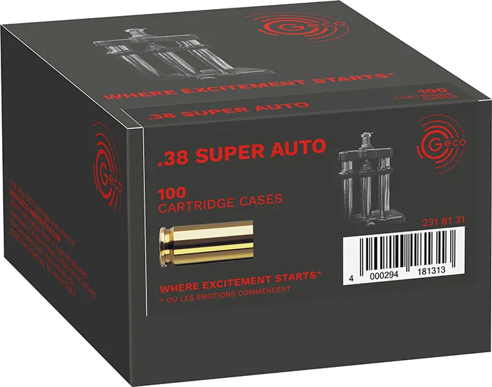 100  GECO HÜLSEN.38 SUPER AUTO 100  GECO HÜLSEN.38 SUPER AUTO
