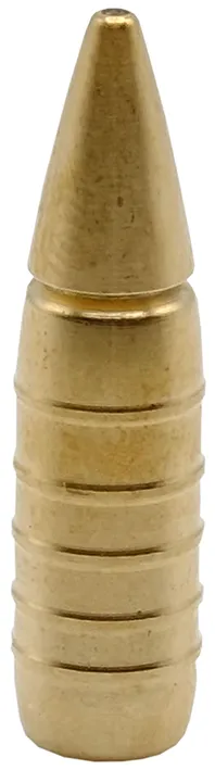 100 GM .277 6,6 Gr. SPLINTER Messingjagdgeschoß ohne Plastik Spitze