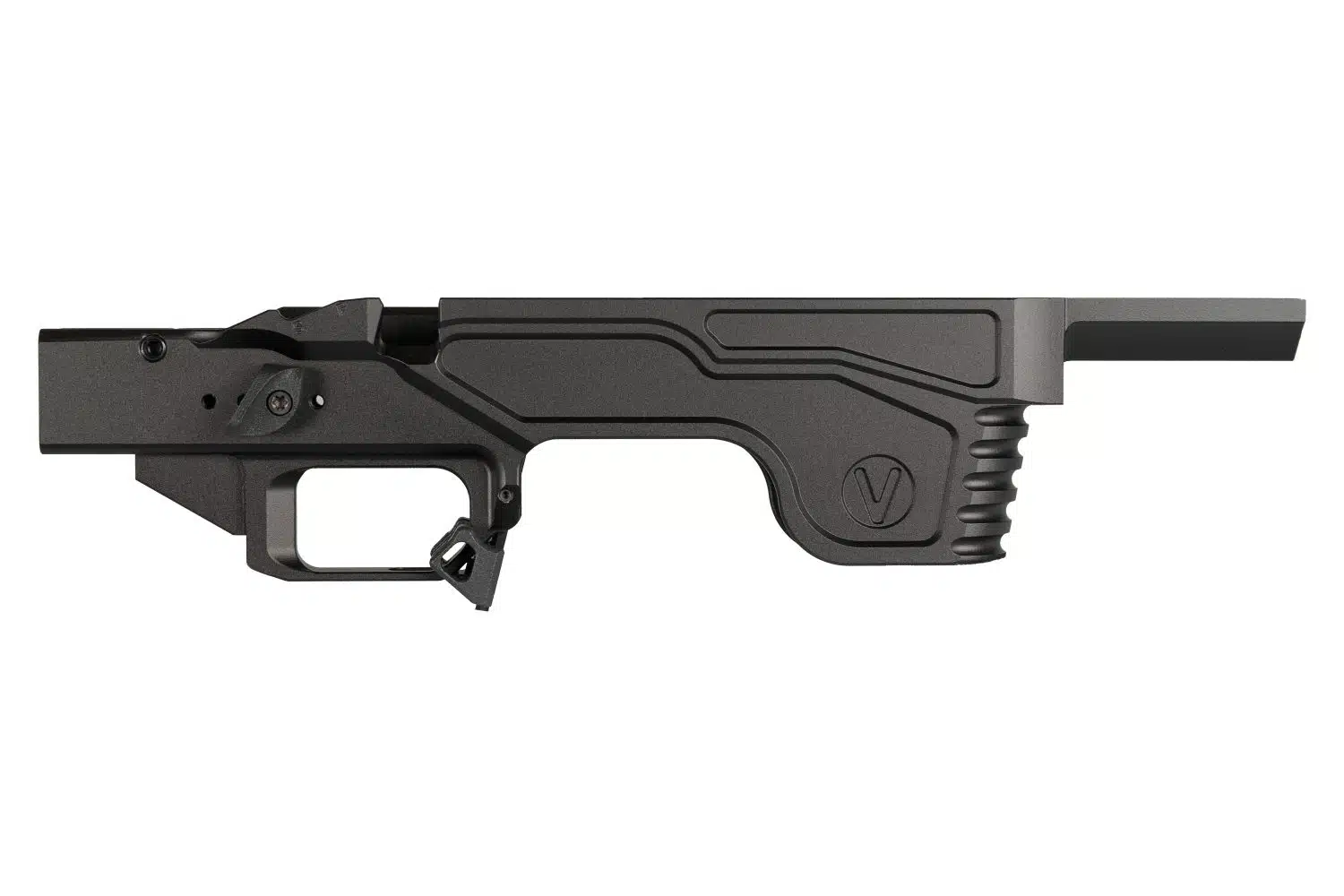 Vision - Chassis Rem 700 LA Mid Section - Grey - Links AR - 15 Griff Kompatibel