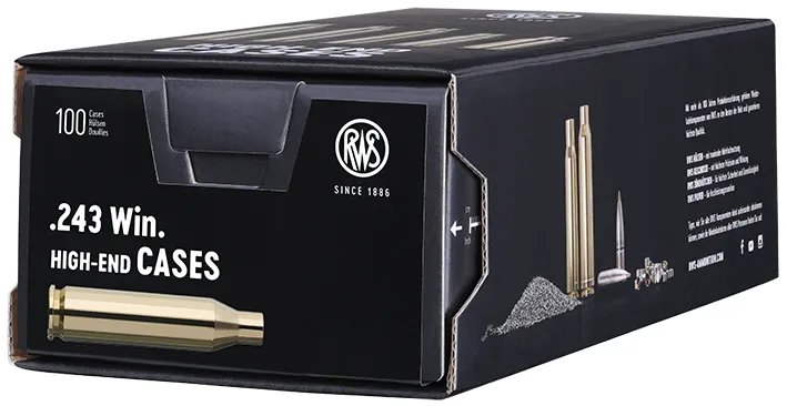 100 HÜLSEN RWS .243 WIN