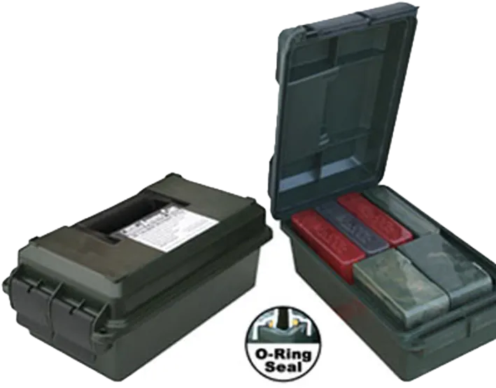 MTM AMMO CAN .30 FOREST GREEN # AC 30 C - 11, mit Scharnier ohne Einsatz