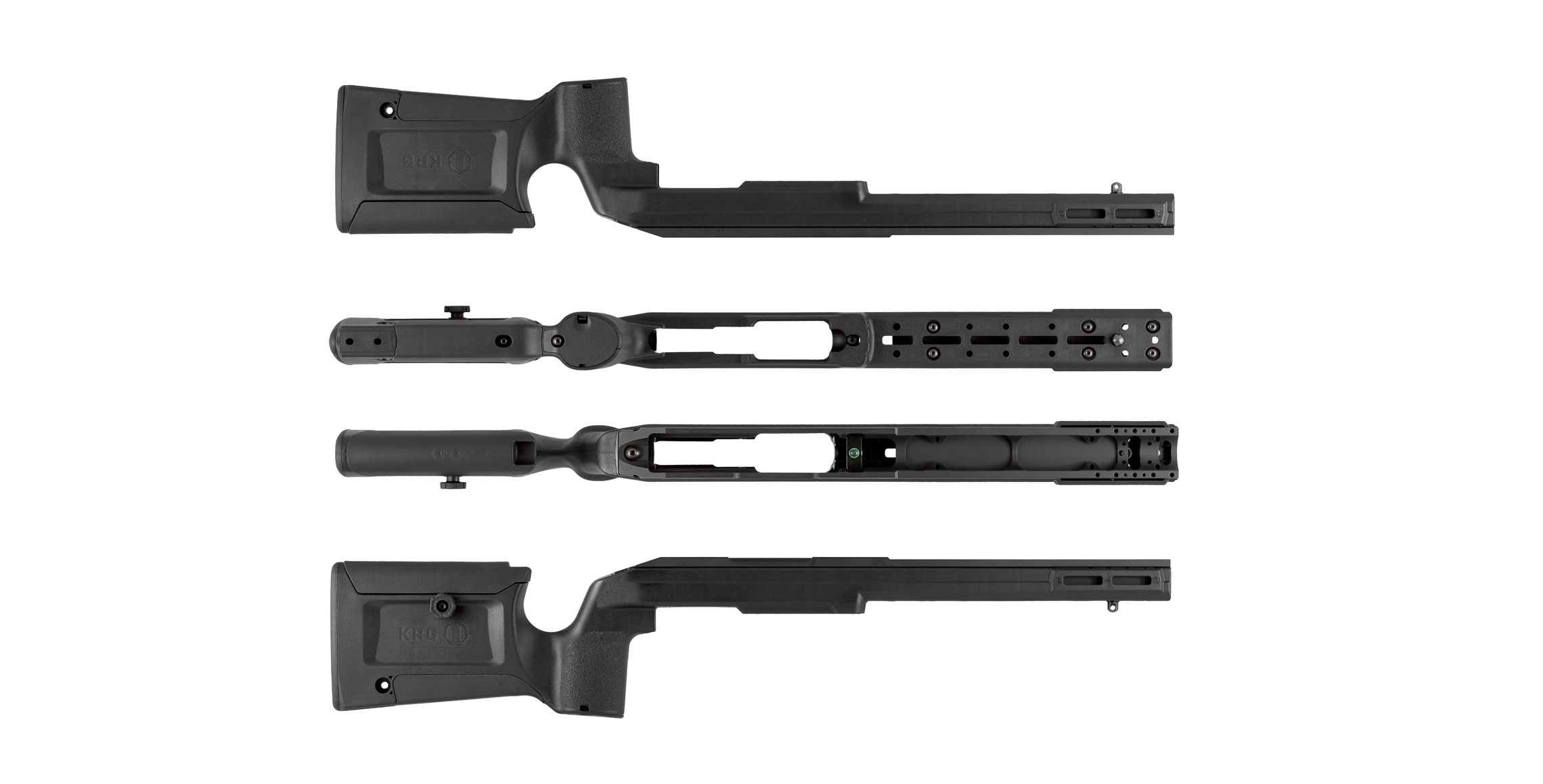 KRG Bravo Chassis Ruger 10/22 Black Bravo Black