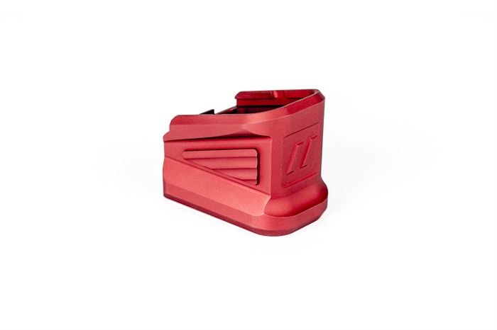 ZEV+5 BASEPAD FOR GLOCK MAGAZINE IN RED