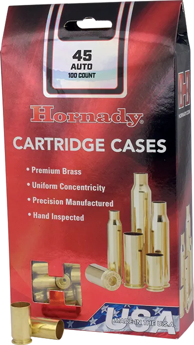 100 HORNADY HÜLSEN .45 ACP