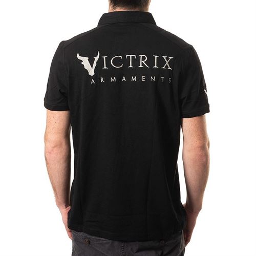 Victrix T-Shirt MAN POLOSHIRT KURZ ARM FARBE: SCHWARZ