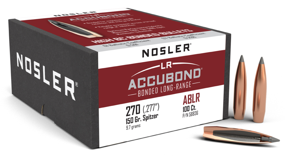 100 NOSLER AccuBond .277-150 long Range